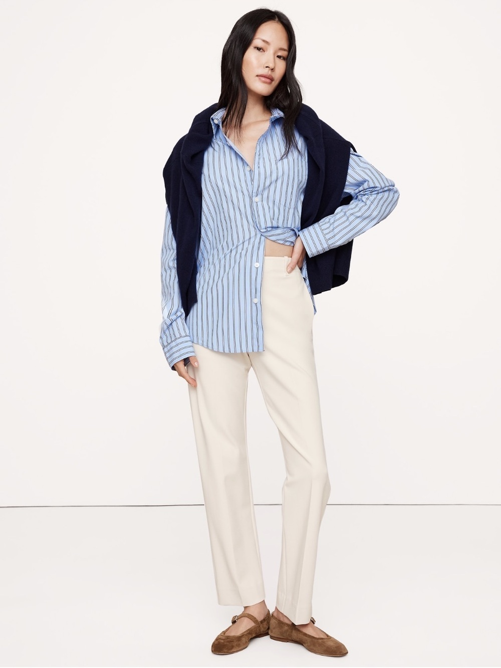 Banana Republic Modern Slim City Stretch Ankle Pant 6